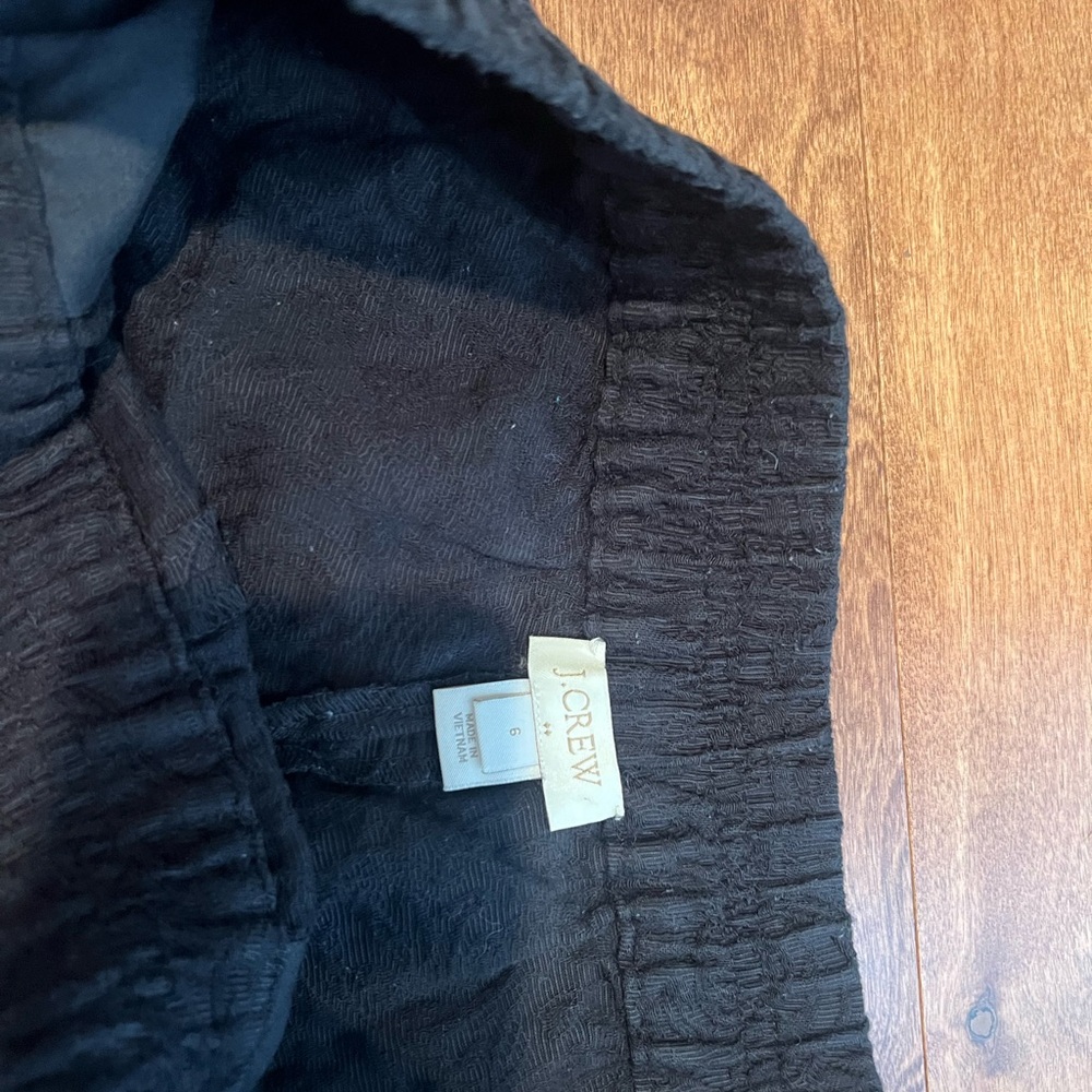 J. Crew Elegant Black Trousers